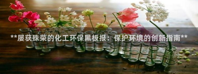 亿万先生m007：**屡获殊荣的化工环保黑板报：保护环境的创新指南**