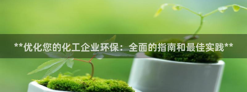 亿万先生客户端官网下载：**优化您的化工企业环保：全面的指南和最佳实践**