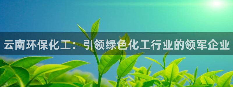 亿万先生网址生：云南环保化工：引领绿色化工行业的领军企业