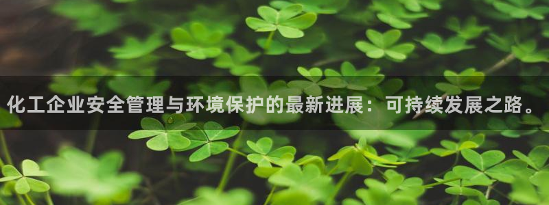 亿万app：化工企业安全管理与环境保护的最新进展：可持续发展之路。