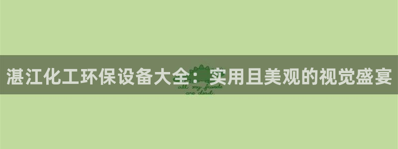 亿万先生：湛江化工环保设备大全：实用且美观的视觉盛宴