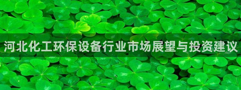 mr8001亿万先生在线存款：河北化工环保设备行业市场展望与投资建议