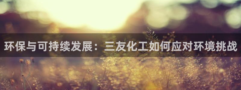 亿万贴吧：环保与可持续发展：三友化工如何应对环境挑战