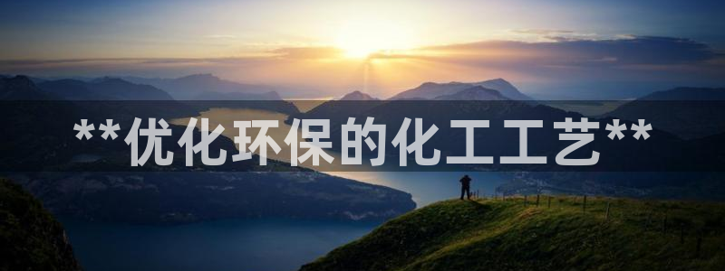 亿万同人字幕组的个人主页：**优化环保的化工工艺**